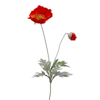 Poppy - With Bud Red 26in - GTP863-FL