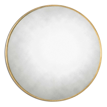 43W/43H Mirror - Junius Simple Round Gold