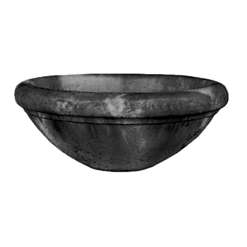 Planter - Simple Bowl 26W/11H Soot