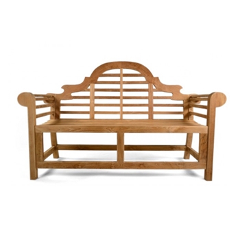 Teak Lutyens Bench 78W/22D/42H