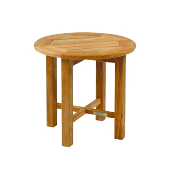 Teak Essex Table Side 20RND/18H