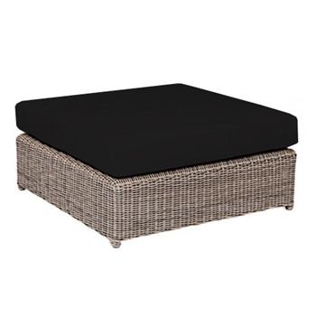 Sag Cube Ottoman Blk 38W/38D/17H