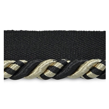 Cord-lip Preshea Black Ivory Twist 3/8in