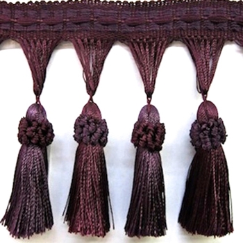 Malibu Tassel Fringe Amethyst 3in