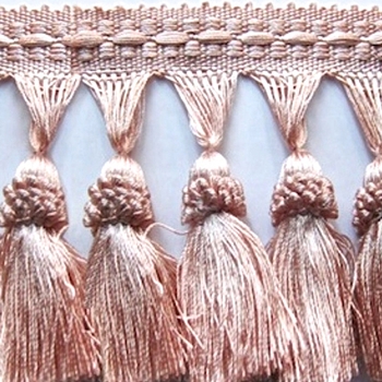 Tassel Fringe Malibu Blush 3in