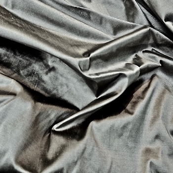 Silk Shantung - Pewter Platinum Titan, 54in, 100% Silk, Machine Loomed, Dry Clean Only. Do not expose to sunlight.