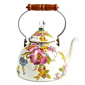 Flower Market White Kettle 3Q