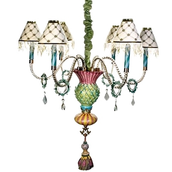 Lamp Chandelier Thistle 6L 28W/30H