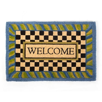 Doormat Periwinkle Welcome 2X3FT