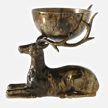 Buck Bowl Bronze 26W/9D/15H