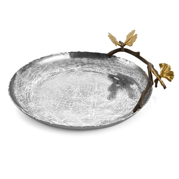 Aram Butterfly Gingko Platter 9IN