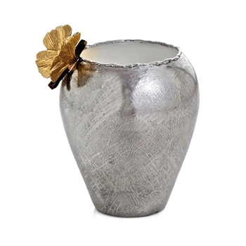 Aram Butterfly Gingko Bud Vase 4IN