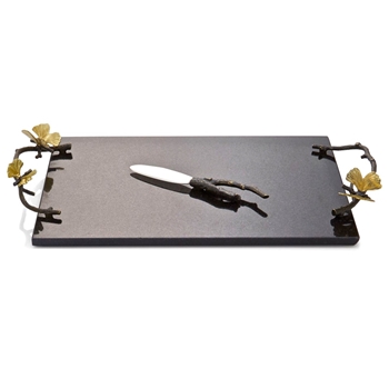 Aram Butterfly Ginkgo Board/Knife 17W/10W Black 