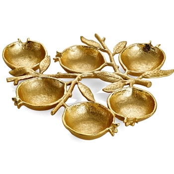 Aram Pomegranate Serving Dish 6Bowls  12W/10L