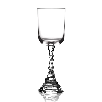 Aram Rock Crystal Wine Goblet  9OZ 