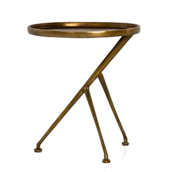 Accent Table Schmidt Brass 18W/14D/20H