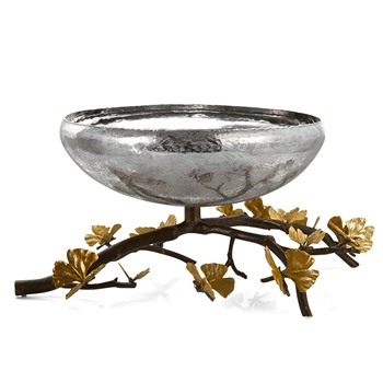 Aram Butterfly Ginkgo Bowl Large Centrepiece 23W/18W/10H