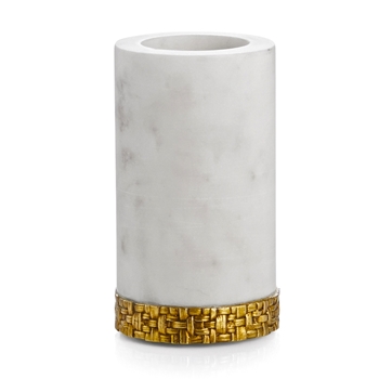 Aram Palm Gold Vanity Cup 3W/4.5H