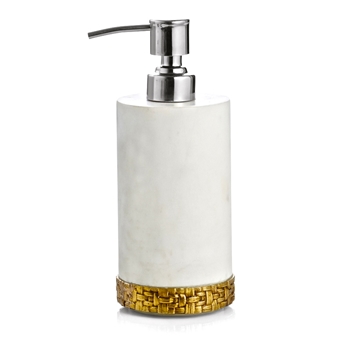 Aram Palm Gold Vanity Dispenser 3W/8H