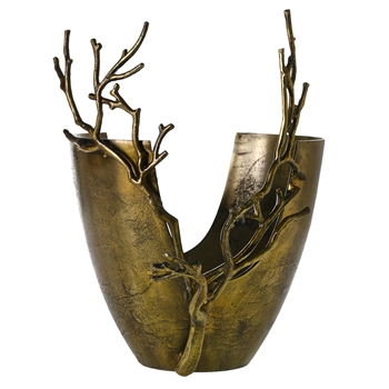 E+E Vase - Eric Twig  Bronze 15W/19H