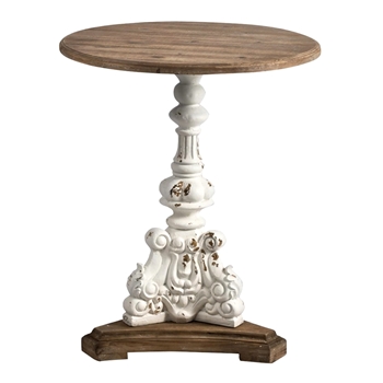 Bistro Table - Dolphin White Wash 26W/31H