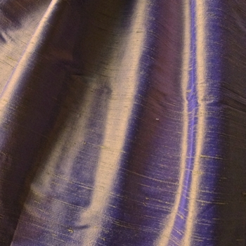 Dupioni Silk - Violet Antique - 54in, 100% Hand Loomed Silk - India - Dry Clean Only, Do not expose to sunlight. 