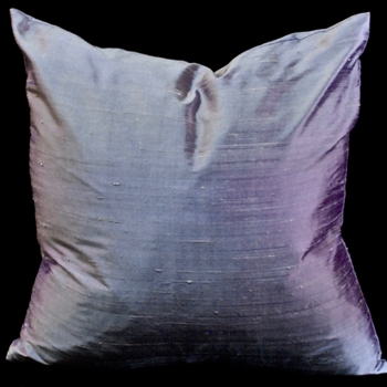 Silk Dupioni Opal Violet Cushion 18SQ