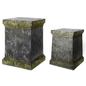 Pedestal Plinth Patina 2 Sizes 17x24, 14x19in