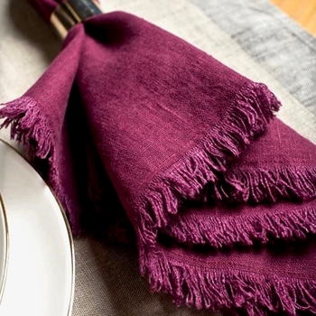 Napkin Linen Bilboa Mulberry 22SQ