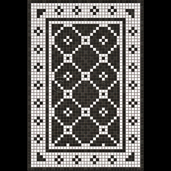 Floorcloth - Mosaic A Elmhurst 38W/56L 