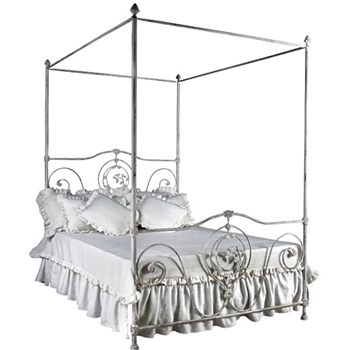 Bed - Bird & Scroll Queen  Canopy 63W/83D/85H