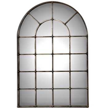 30W/44H Mirror - Barwell Pewter Arch