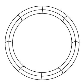 Wreath Form Wire 3 Sizes 18, 20, 24in