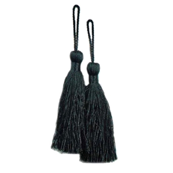 Key-Tassel Elegance Pair 3.5IN Black