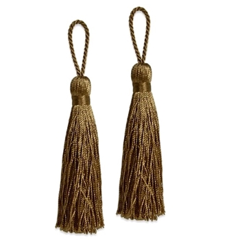 Key-Tassel Elegance Pair 3.5IN Bronze