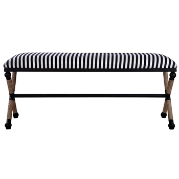 Bench - Braddock 48W16D/21H Dark Navy Ticking