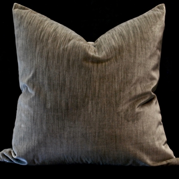 Flax Ecstatic Sterling Velvet Euro Cushion 26SQ