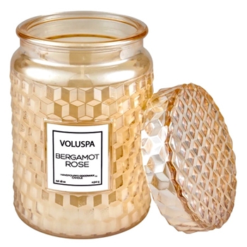 Voluspa - Roses Bergamot Candle Lidded Jar 100HR 18OZ