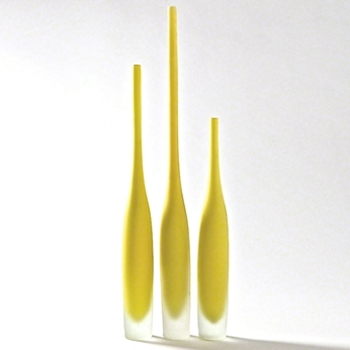 Vase - Spire Bottle Citron TALL 2X26