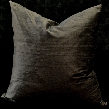 Silk Dupioni Sable Cushion 18SQ