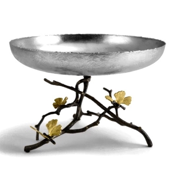 Aram Butterfly Ginkgo Bowl Centrepiece 12W/8H