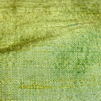 Dupioni Silk - Peridot Apple - 54in, 100% Hand Loomed Silk - India - Dry Clean Only, Do not expose to sunlight.