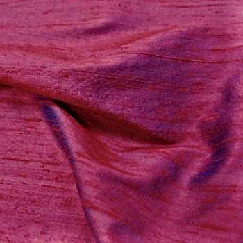 Dupioni Silk - Burgundy Claret - 54in, 100% Hand Loomed Silk - India - Dry Clean Only, Do not expose to sunlight.