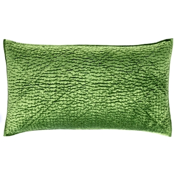 Pine Cone Hill - Parisienne Velvet Emerald Green Sham Cover King 36W/20H (Pillow Insert Sold Separately) 