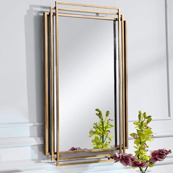 24W/37H Mirror - Amherst Vanity Gold 