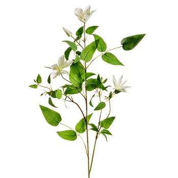 Clematis - Vine Spray White 46in - FSC243-WH