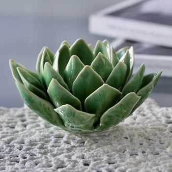 Tealight Holder - Artichoke Green 6W/4H