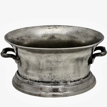 Planter - Nathaniel Pewter 16W/11D/7H