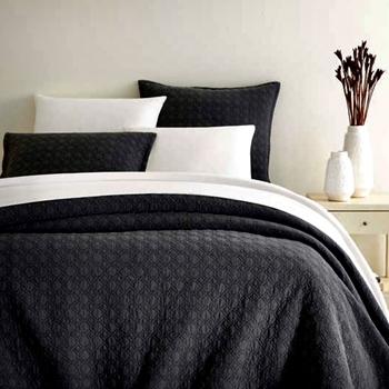 Pine Cone Hill - Montecito Quilt Charcoal - 100% Cotton