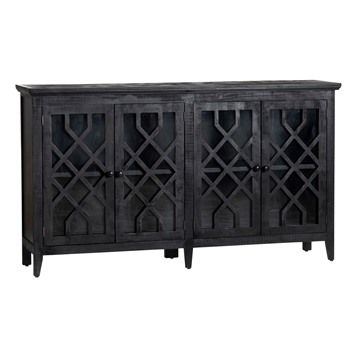 *Buffet - Holston Black 72x16x41H
